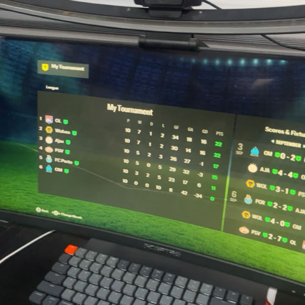 Tournament league table
